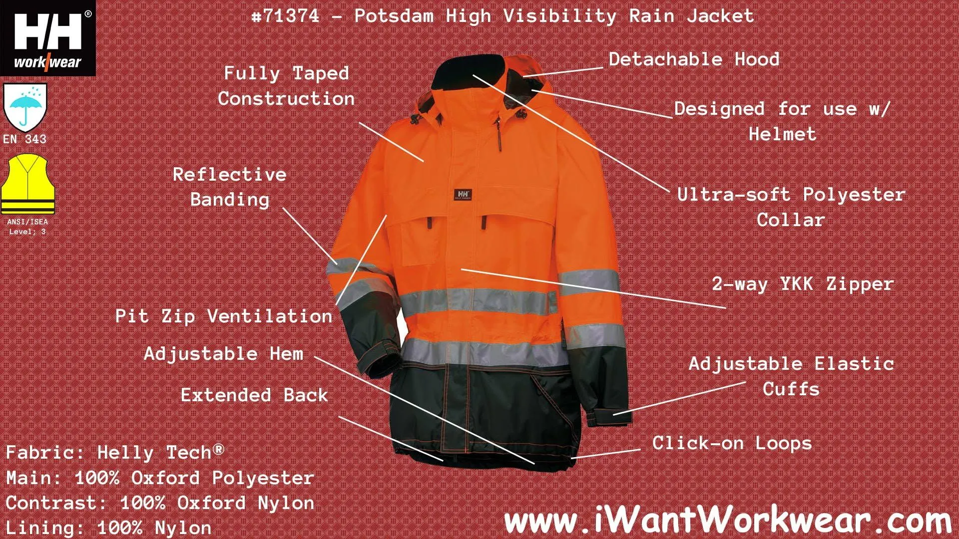 Helly Hansen Potsdam Jacket M Yellow 69.30