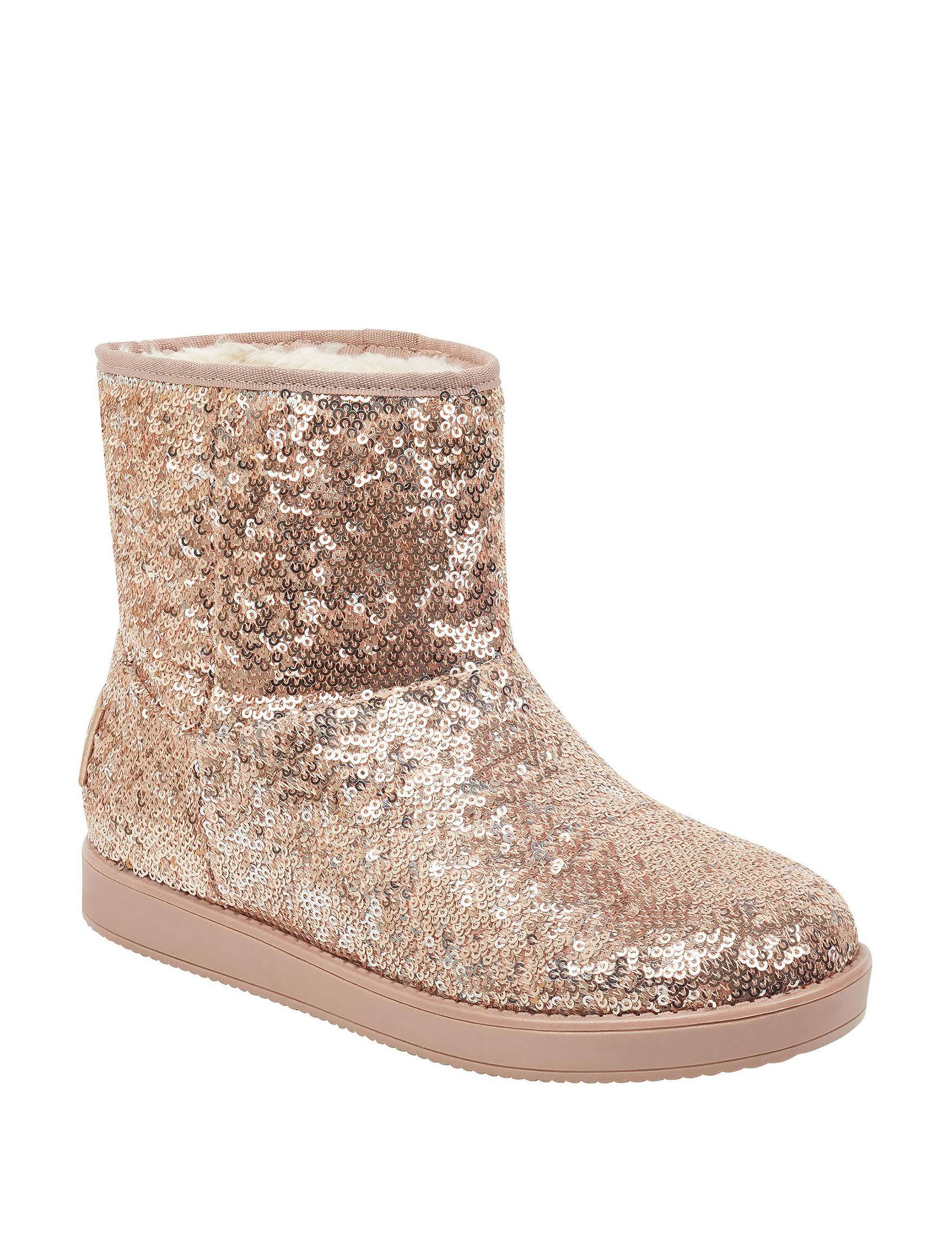 G by Guess Womens Asella Sequined Faux Fur Casual Boots 47.75